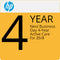 HP 4-Year Active Care Next Business Day Onsite Support Plan for Desktops