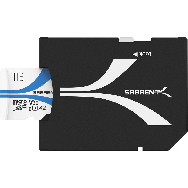 Sabrent 1TB Rocket UHS-I microSDXC Memory Card with SD Adapter