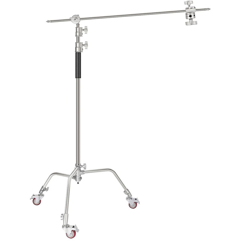 Neewer Pro Metal C-Stand with Wheels (10.8')