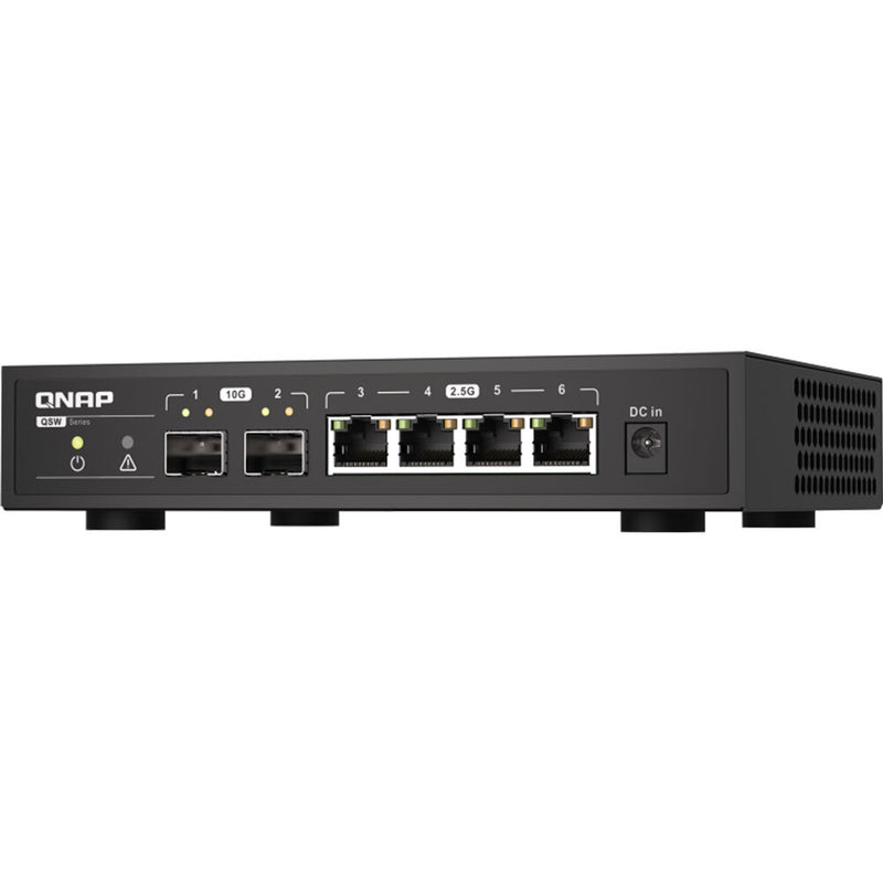 QNAP QSW-2104-2S 6-Port 10GbE/2.5GbE Unmanaged Switch