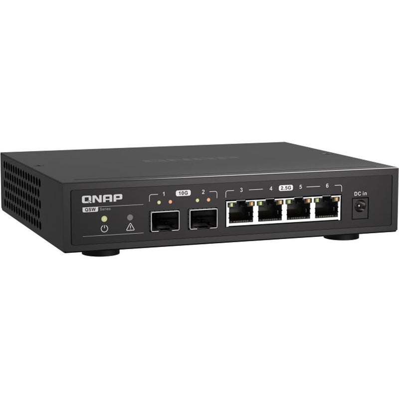 QNAP QSW-2104-2S 6-Port 10GbE/2.5GbE Unmanaged Switch