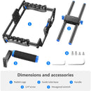 Neewer Camera Cage Kit (Black and Blue)