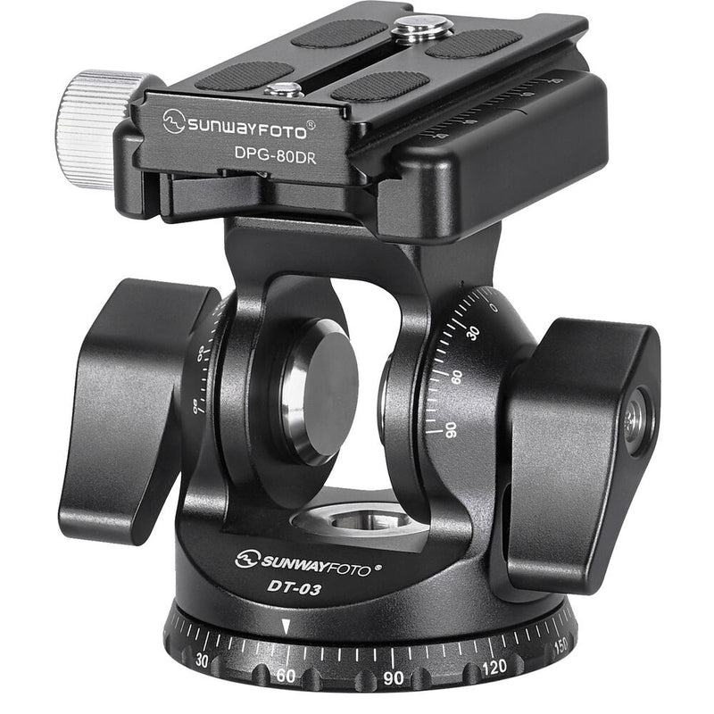 Sunwayfoto DT-03S Tilt Head with QR Arca-Type Quick Release
