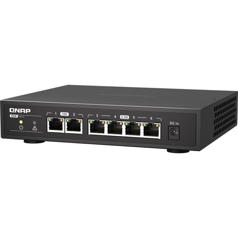 QNAP QSW-2104-2T 6-Port 10GbE/2.5GbE Unmanaged Switch