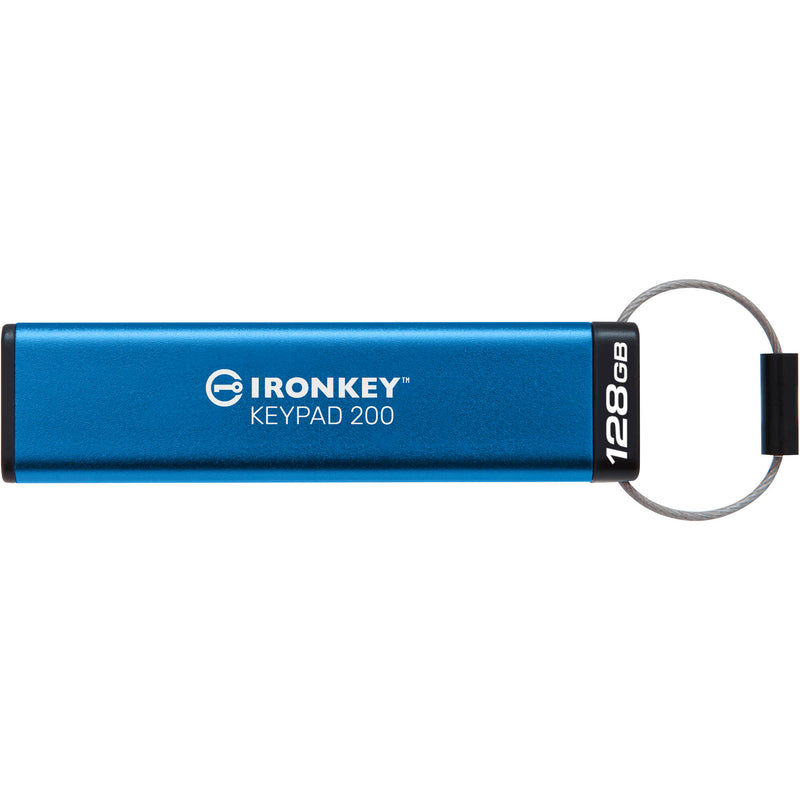 Kingston 128GB IronKey Keypad 200 USB 3.2 Gen 1 Flash Drive