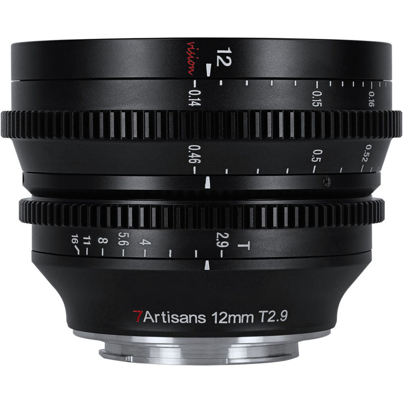 7artisans Photoelectric 12mm T2.9 Vision Cine Lens (RF Mount)