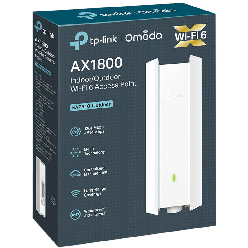 TP-Link EAP610-Outdoor AX1800 Wireless Dual-Band Indoor/Outdoor Access Point