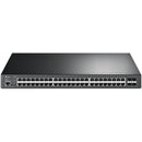 TP-Link JetStream TL-SG3452XP 48-Port PoE+ Compliant Gigabit Managed Network Switch with 10G SFP+