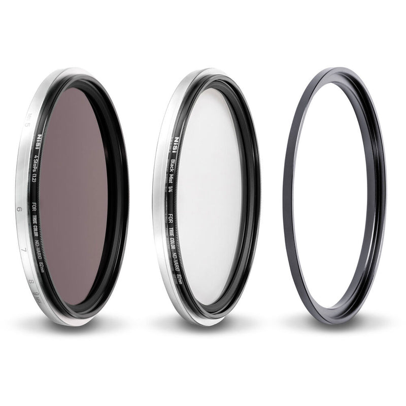 NiSi 77mm Add on Kit for Swift True Color VND 1-5-Stop Kit (4-Stop ND + Black Mist 1/4)