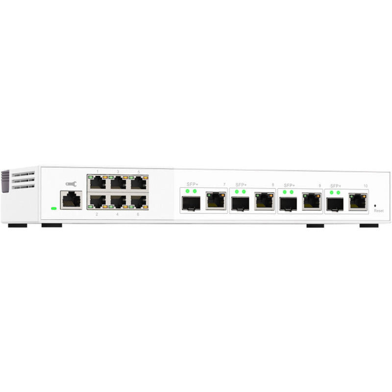 QNAP QSW-M2106-4C 10-Port 10GbE/2.5GbE Layer 2 Web Managed Switch