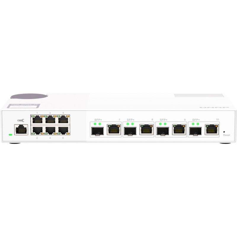 QNAP QSW-M2106-4C 10-Port 10GbE/2.5GbE Layer 2 Web Managed Switch