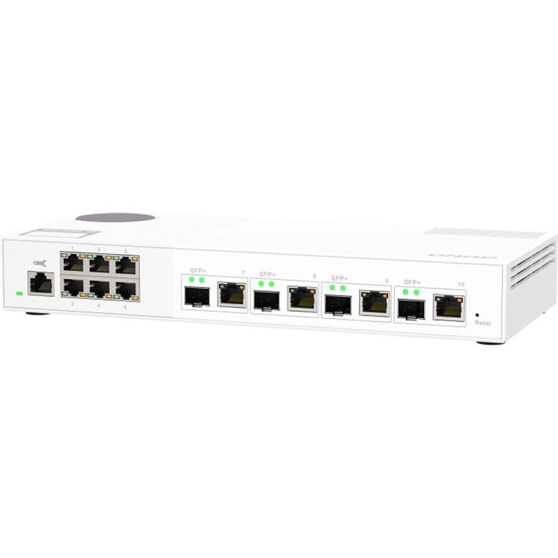 QNAP QSW-M2106-4C 10-Port 10GbE/2.5GbE Layer 2 Web Managed Switch