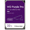 WD 22TB Purple Pro 7200 rpm SATA III 3.5" Internal Surveillance Hard Drive (OEM)