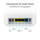 ASUS ZenWiFi XT9 AX7800 Wireless Tri-Band Mesh Wi-Fi System (2-Pack, White)