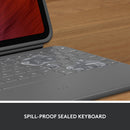 Logitech Rugged Folio Protective Keyboard Case for 10.9" iPad 10th Gen (Graphite)