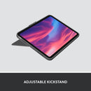 Logitech Combo Touch Backlit Keyboard Case for Apple 10.9" iPad 10th Gen (Oxford Gray)