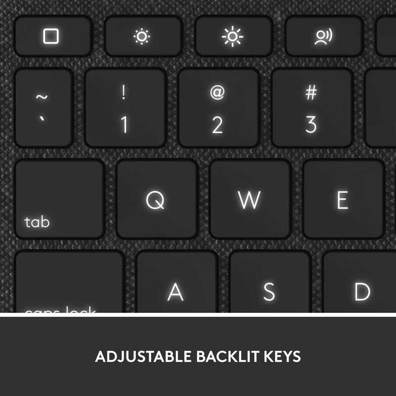Logitech Combo Touch Backlit Keyboard Case for Apple 10.9" iPad 10th Gen (Oxford Gray)