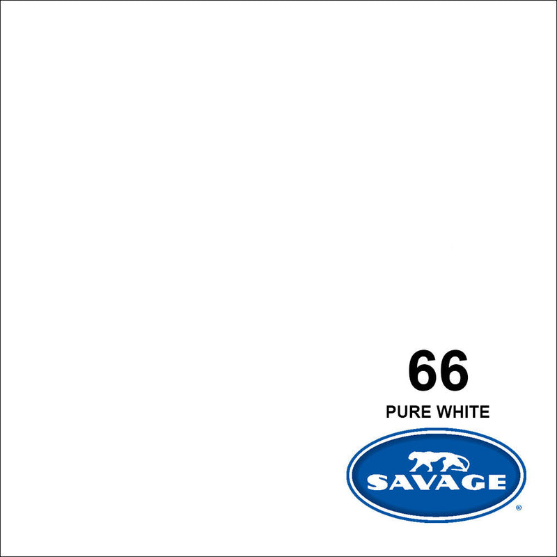 Savage 9 x 36' Background Paper (#66 Pure White, #56 Fashion Gray, 2-Pack)