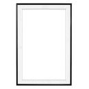 MCS Framatic Fineline Aluminum Frame with 4 x 6" Glass and 4 x 6" Mat (Black)