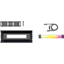 Quasar Science 2-Bank Shell with Ossium Plate and Double Rainbow (2', 2-Light Kit)