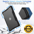 TechProtectus Hinge Protection Light Rugged MacBook Case & Keyboard Cover (Black)