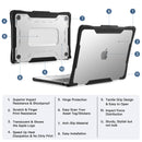 TechProtectus Hinge Protection Light Rugged MacBook Case & Keyboard Cover (Clear)
