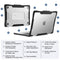 TechProtectus Hinge Protection Light Rugged MacBook Case & Keyboard Cover (Clear)