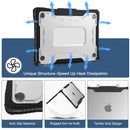 TechProtectus Hinge Protection Light Rugged MacBook Case & Keyboard Cover (Clear)