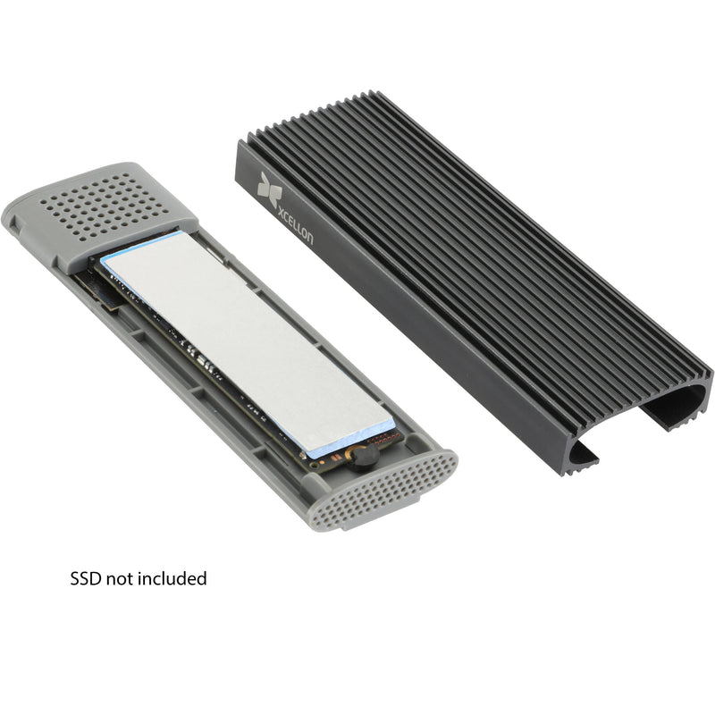Xcellon M2NS USB-C 3.2 Gen 2 M.2 SSD Enclosure