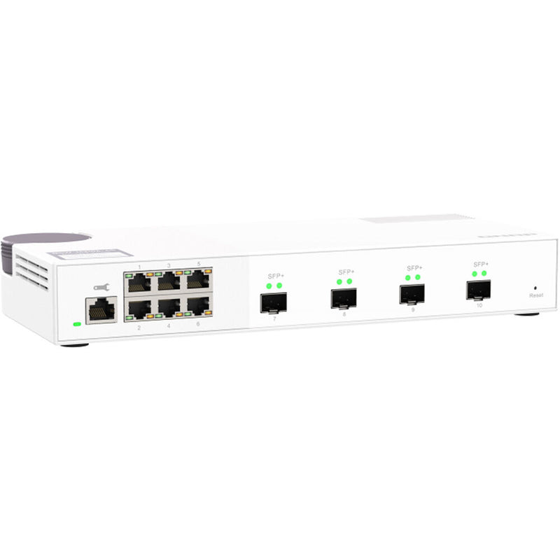 QNAP QSW-M2106-4S 10-Port 10GbE/2.5GbE Layer 2 Web Managed Switch