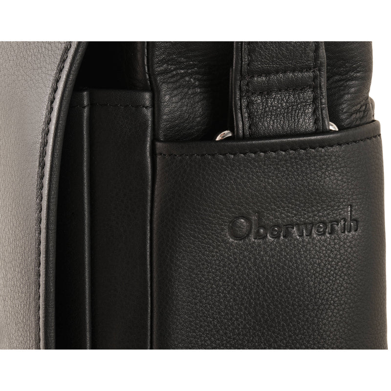 Oberwerth Little William Camera Bag (Black with Red Lining & Insert)