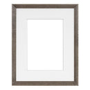 MCS Framatic Woodworks Frame with 8 x 10" Glass & 5 x 7" Mat Opening (Barn Gray)