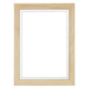 MCS Framatic Woodworks Frame with 5 x 7" Glass & 5 x 7" Mat Opening (Natural)