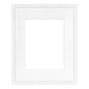 MCS Framatic Modern Frame with 16 x 20" Glass and 11 x 14" Mat (White)