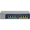 Netgear MS108UP 8-Port 2.5G PoE++ Compliant Unmanaged Network Switch