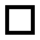 MCS Framatic Metro Frame with 10 x 10" Glass (Black)
