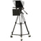 ikan Professional 15" High-Bright Teleprompter with Tripod, Dolly, and Talent Monitor (SDI)