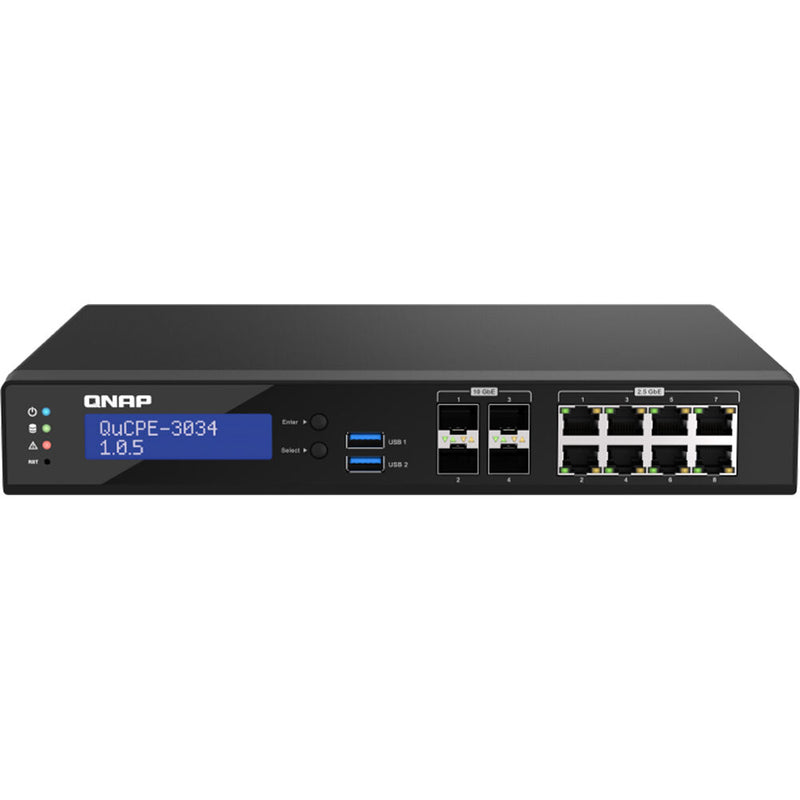 QNAP QuCPE-3034 12-Port Network Virtualization Premise Equipment