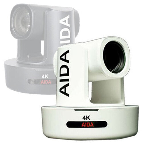 AIDA Imaging 4K NDI HX IP/HDMI Broadcast PTZ Camera with 30x Optical Zoom (White)