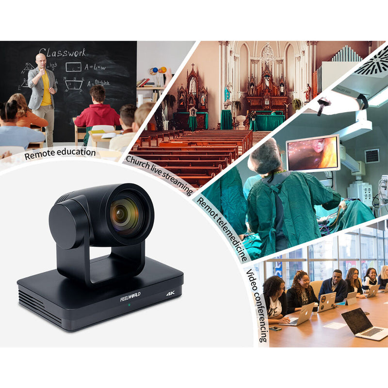 Buy in India FeelWorld UHD 4K SDI/HDMI PTZ Camera with 12x Optical