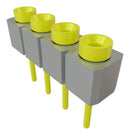 SAMTEC SS-104-T-2-N PCB Receptacle, Precision Machined, Board-to-Board, 2.54 mm, 1 Rows, 4 Contacts
