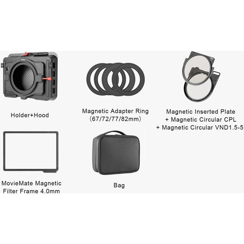 Kase MovieMate Magnetic Matte Box V-ND Kit