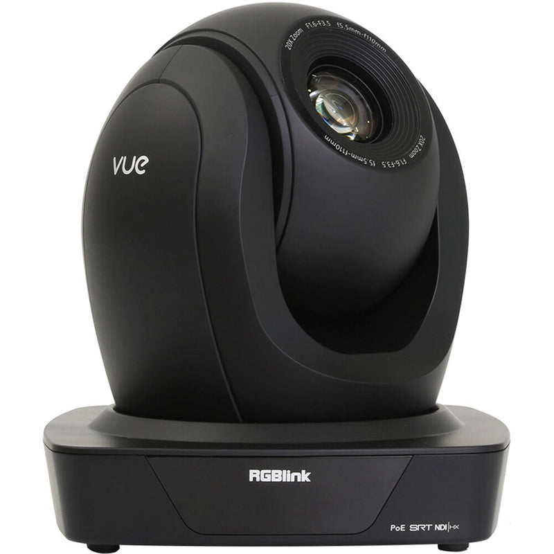 RGBlink vue HDMI/SDI/IP 1080p PTZ Camera with PoE & 20x Optical Zoom (Black)