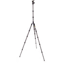 3 Legged Thing Legends Bucky Carbon Fiber Tripod with AirHed VU Ball Head Set (Matte Black)