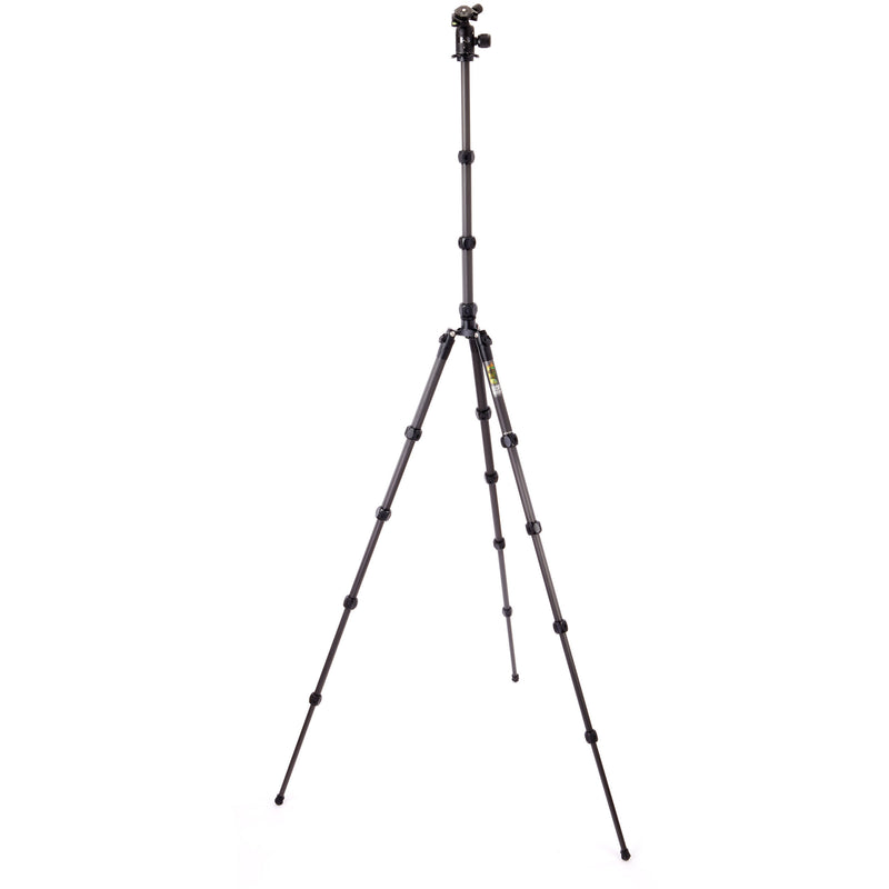 3 Legged Thing Legends Bucky Carbon Fiber Tripod with AirHed VU Ball Head Set (Matte Black)