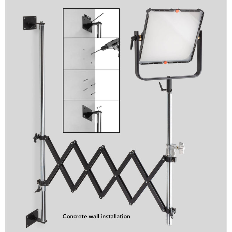 Impact Wall Mount Scissor Boom
