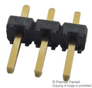 SAMTEC TLW-103-05-G-S Pin Header, Single, Board-to-Board, 2.54 mm, 1 Rows, 3 Contacts, Through Hole, TLW