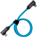 Kondor Blue 18" Dual Right-Angle USB-C Cable