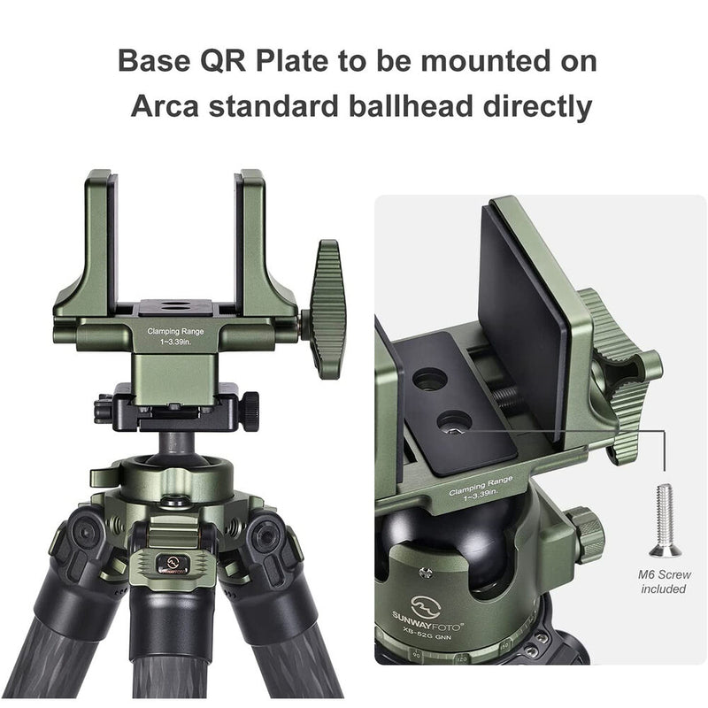 Sunwayfoto SM-86 Saddle Mount Rifle Clamp