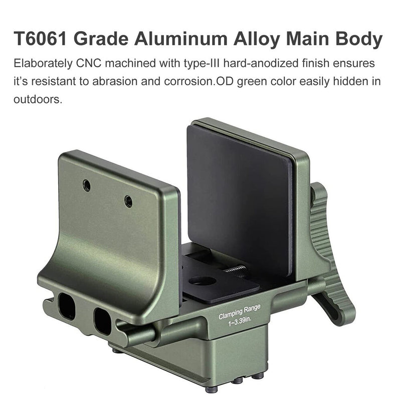 Sunwayfoto SM-86 Saddle Mount Rifle Clamp